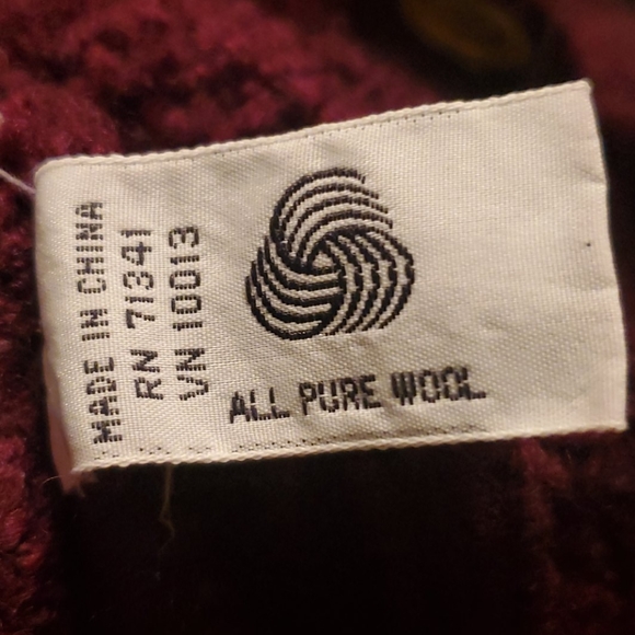 L L Bean Wool Cardigan- Small - Picture 8 of 8